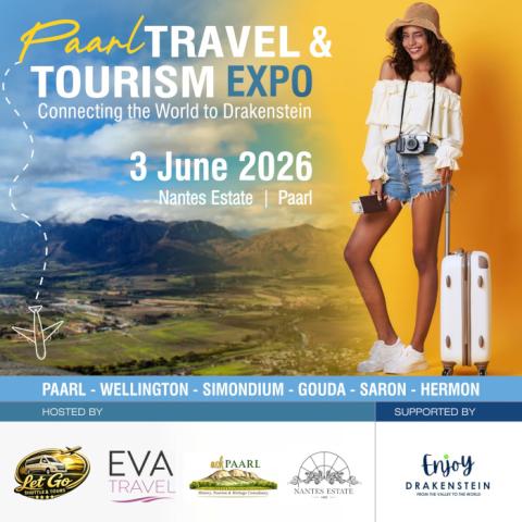 Paarl Travel & Tourism Expo on 3 June 2026