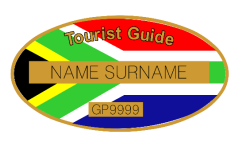 Tourist guide badge